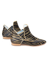 Stiefel Hexen Gold (inklusive Woll- und Lederinnensohle)